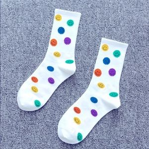 Fashion smiley face socks